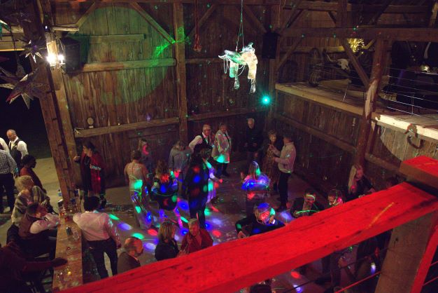 View of dance floor