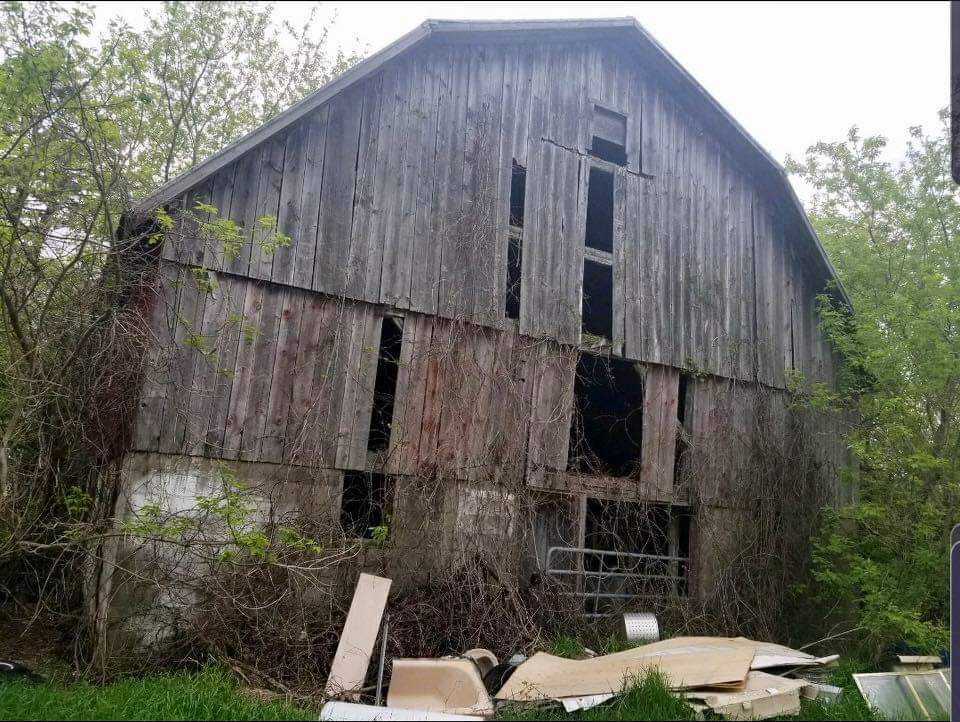 a humble start to this section of the barn